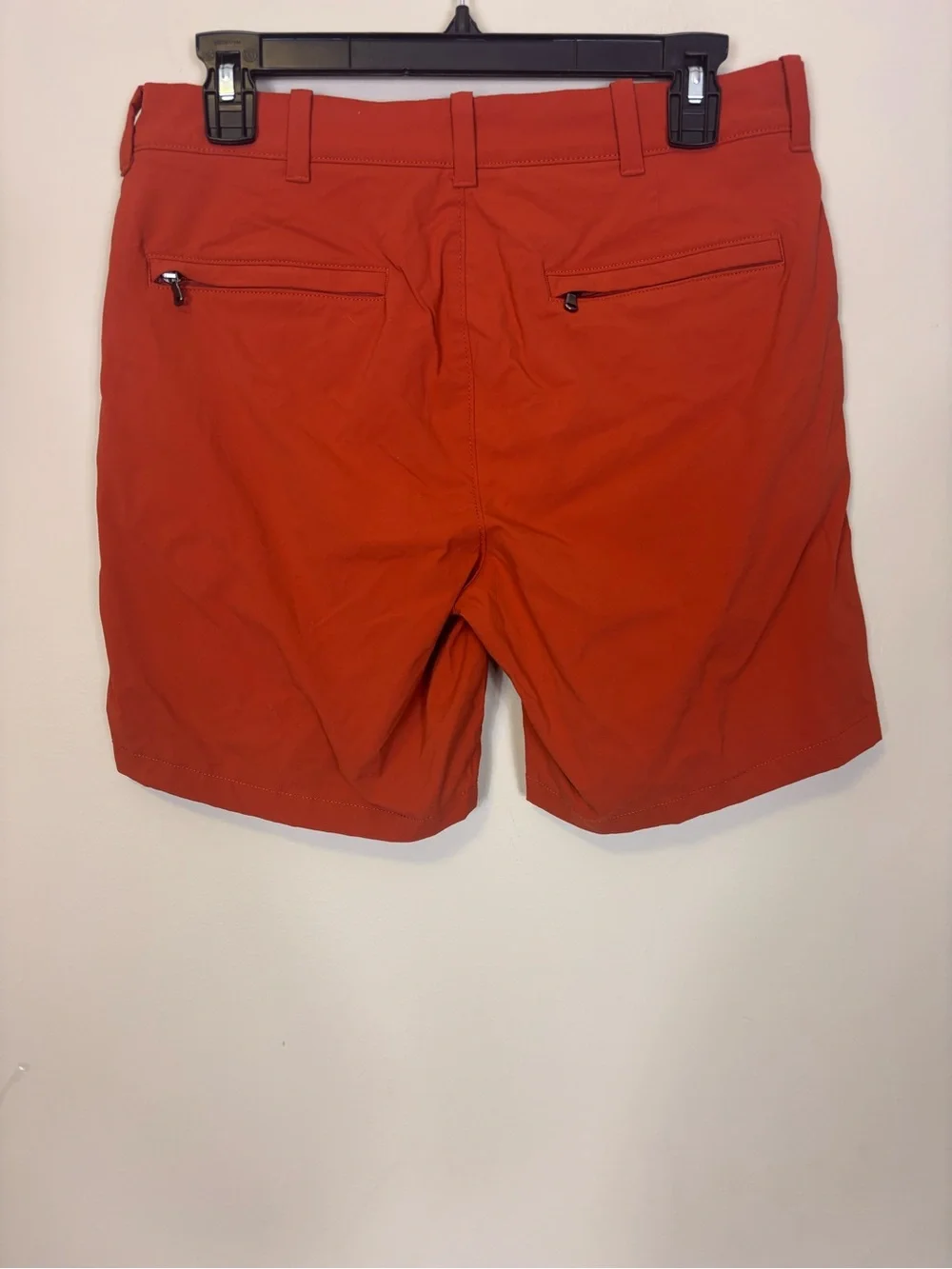 J. Crew Men's Red-Orange Flat Front Casual Shorts 30 7” Inseam
